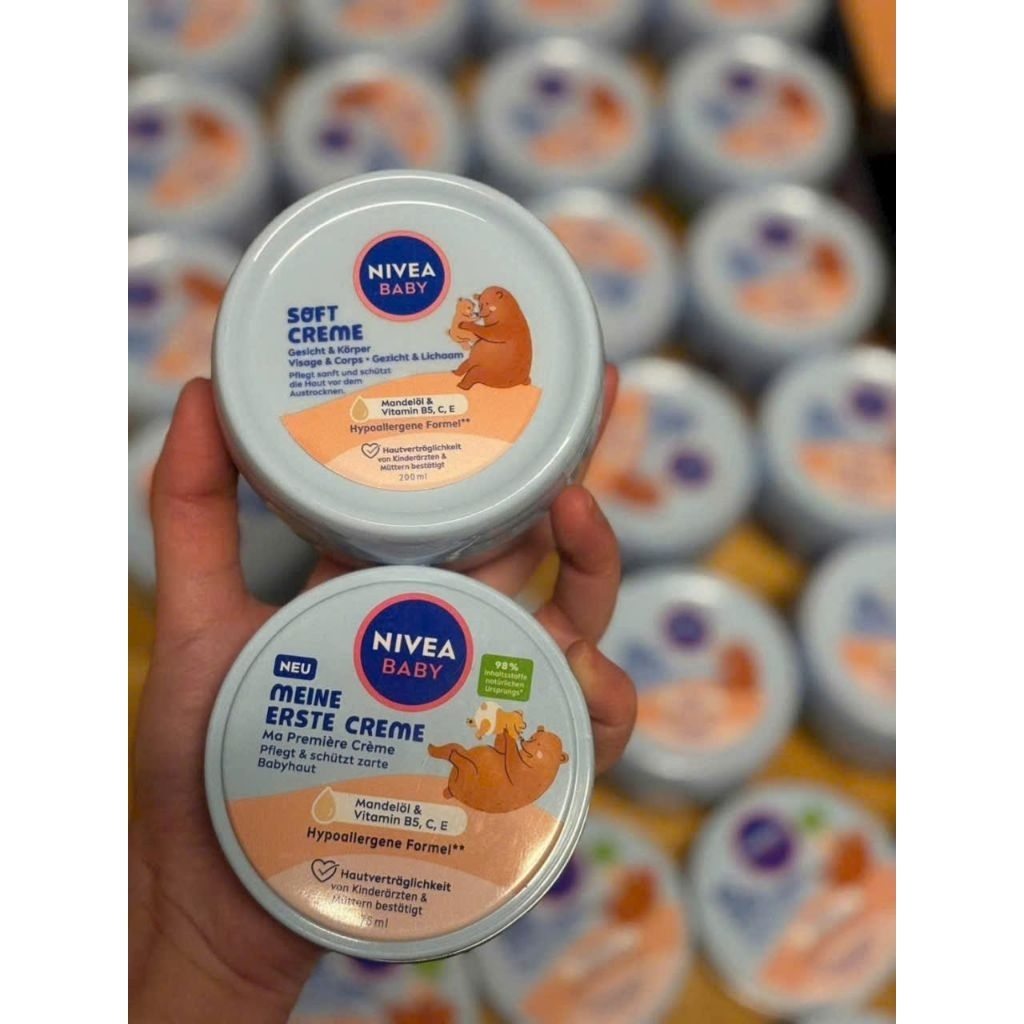 KEM DƯỠNG ẨM NIVEA BABY SOFT DÀNH CHO BÉ 200ML CỦA ĐỨC