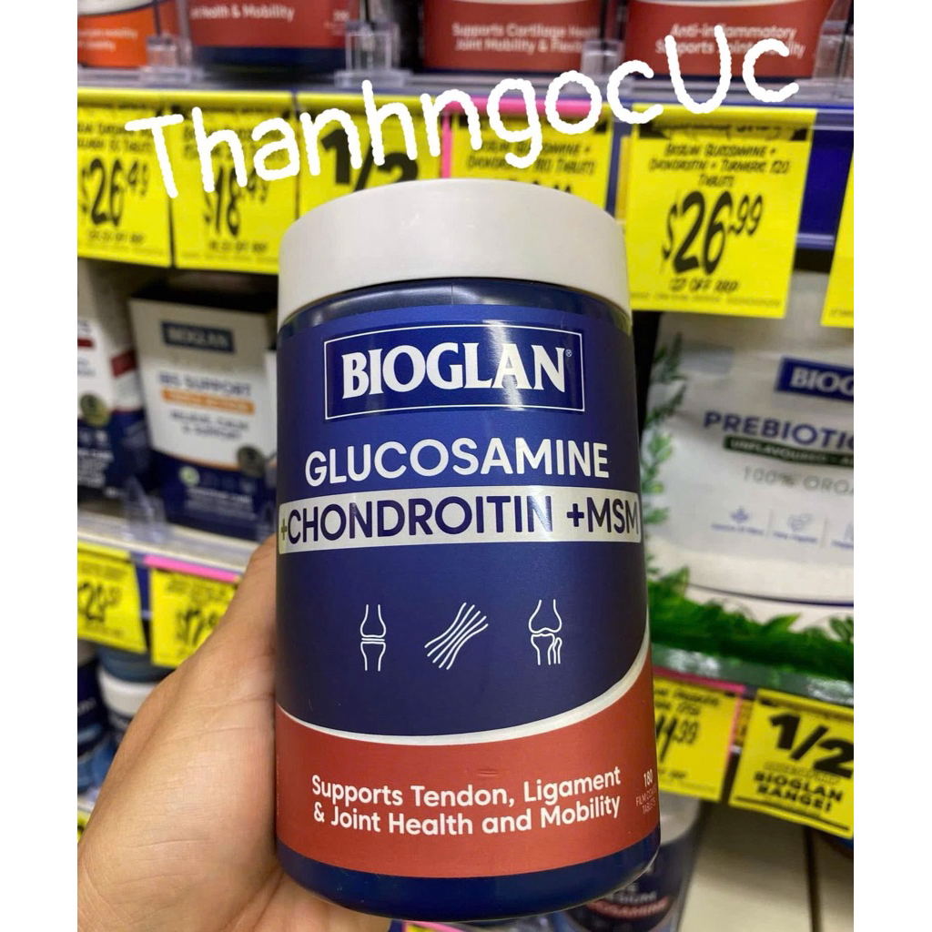 Bioglan Glucosamine Chondroitin + MSM 180 Tablets