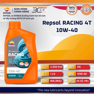  Dầu Nhớt Xe Số Repsol Racing 4T 10w40 1L 
