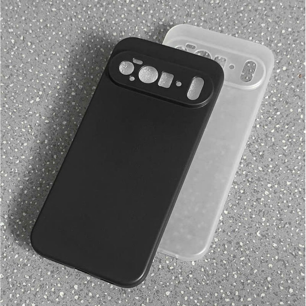 Ốp lưng silicon đen cho Google Pixel 10,Pixel 10 pro,Pixel 10 pro XL dẻo siêu đẹp