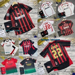 Hỏa Tốc -  Set - Bộ Quần Áo bóng đá CLB Ac Milan 2007 - Vải Gai Thái Chuẩn thi đấu