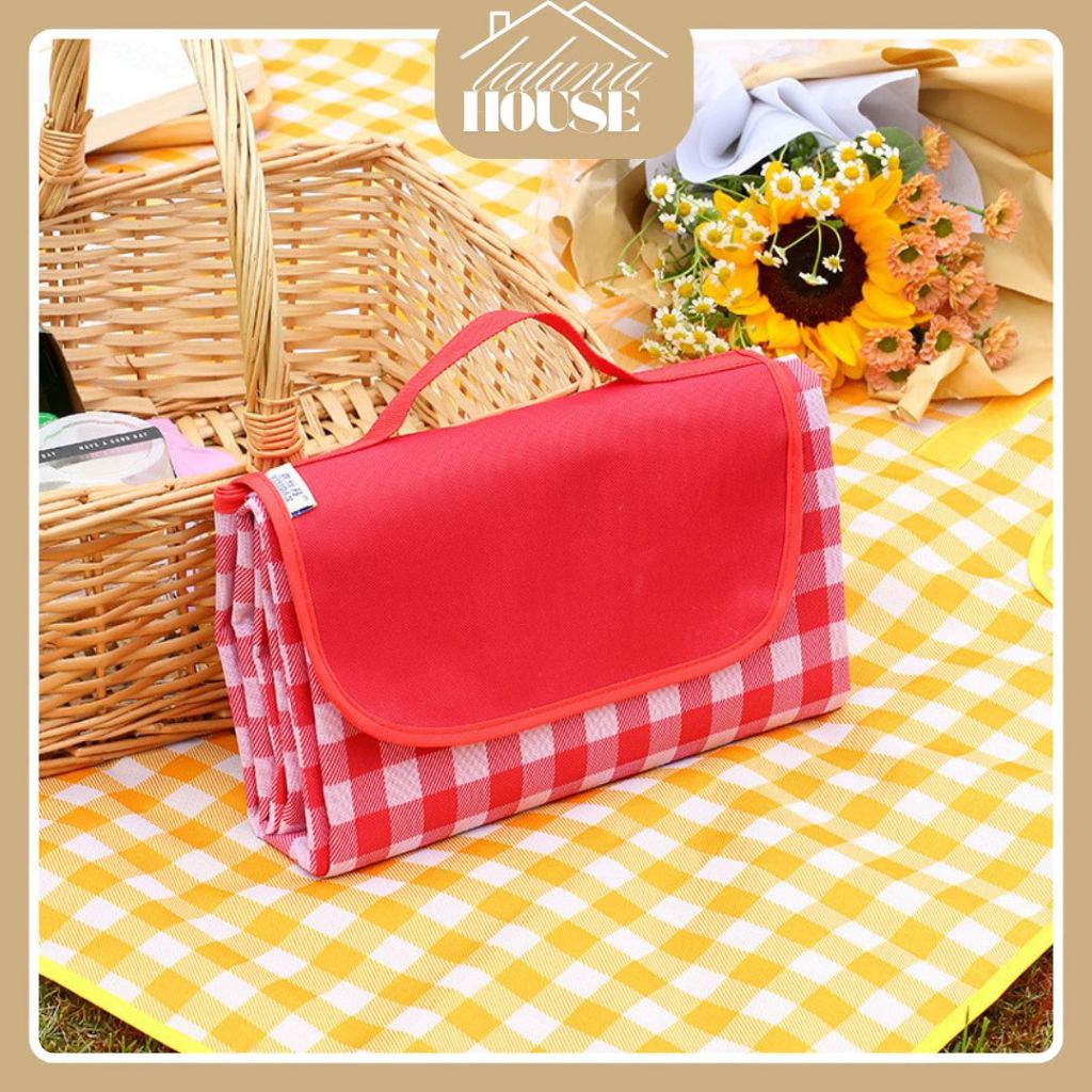 Launa House Thảm Trải Du Lịch Picnic, Dã Ngoại HOKO Thảm Mang Đi Du Lịch Chống Thấm Cực Tốt, Tiện Lợ