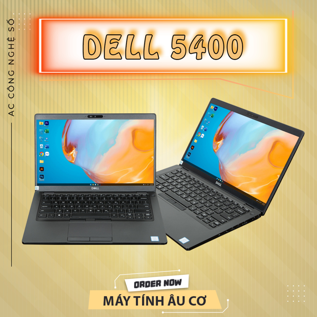 Laptop Dell LATITUDE 5400 Core i5 8365U ram 16GB ssd 256GB màn hình FHD 14 inch