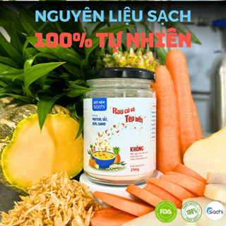 Bột nêm Sachi Rau củ Tép biển: 100% nguyên liệu tự nhiên, Không Bột ngọt, không chất bảo quản