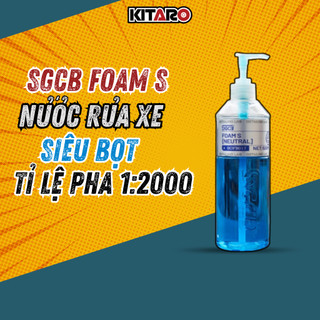 Nước rửa xe SGCB FoamS SGFB017 tạo bọt cao, làm sạch sáng bóng, an toàn cho sơn xe