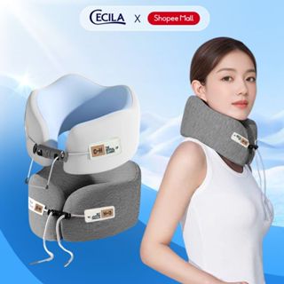 Gối kê cổ chữ U du lịch CECILA cao cấp mẫu mới thiết kế công thái học cao su non êm ái