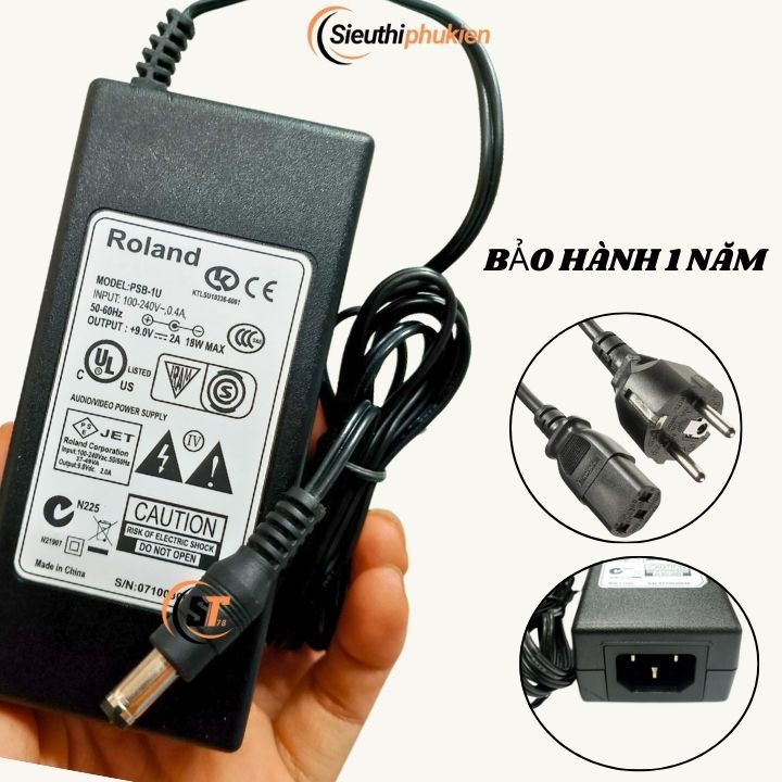Bộ nguồn đàn piano điện Roland RP102 RP-102 9v - bảo hành 12 tháng