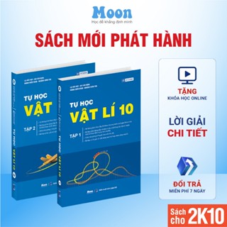 Sách Vật Lý lớp 10 Combo 2 Sách id tự học Vật lý lớp 10  chương trình mới - MoonBook