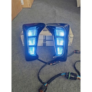 Đèn Led Gầm Trước Kia Soluto 2019 - 2021 Đèn 3 màu có xi nhan chạy đuổi MỚI NHẤT