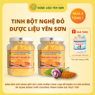  Tinh bột nghệ đỏ Dược Liệu Yên Sơn làm đẹp da giảm viêm tăng sức đề kháng 
