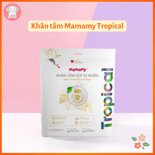 Khăn Tắm Du Lịch Sợi Tự Nhiên Mamamy Tropical Kích thước 700mm x 1400mm