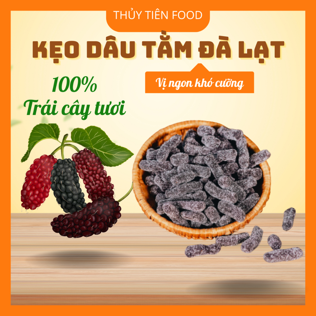 [200gr]Kẹo Dâu Tằm Đà Lạt