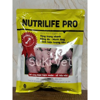NUTRILIFE PRO - 1KG - THỨC ĂN HỖ TRỢ TĂNG TRƯỞNG, GIÚP THÈM ĂN, MƯỢT LÔNG CHO GIA SÚC, GIA CẦM