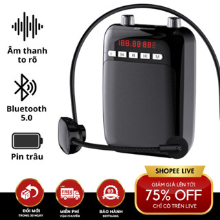 Máy trợ giảng KAW K800, Zansong M80, kèm mic cài đầu không dây - hỗ trợ bảo hành