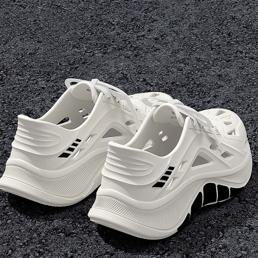 Giày sneaker nam  LAKINTA giày đi mưa kiểu thể thao siêu nhẹ GS466