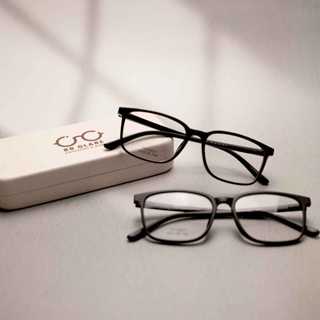  Kính Thời Trang Thay Cận Cho Nam Nữ - Kính Gọng Chữ Nhật Unisex Chất Liệu Nhựa Cao Cấp A02 Chicbond  