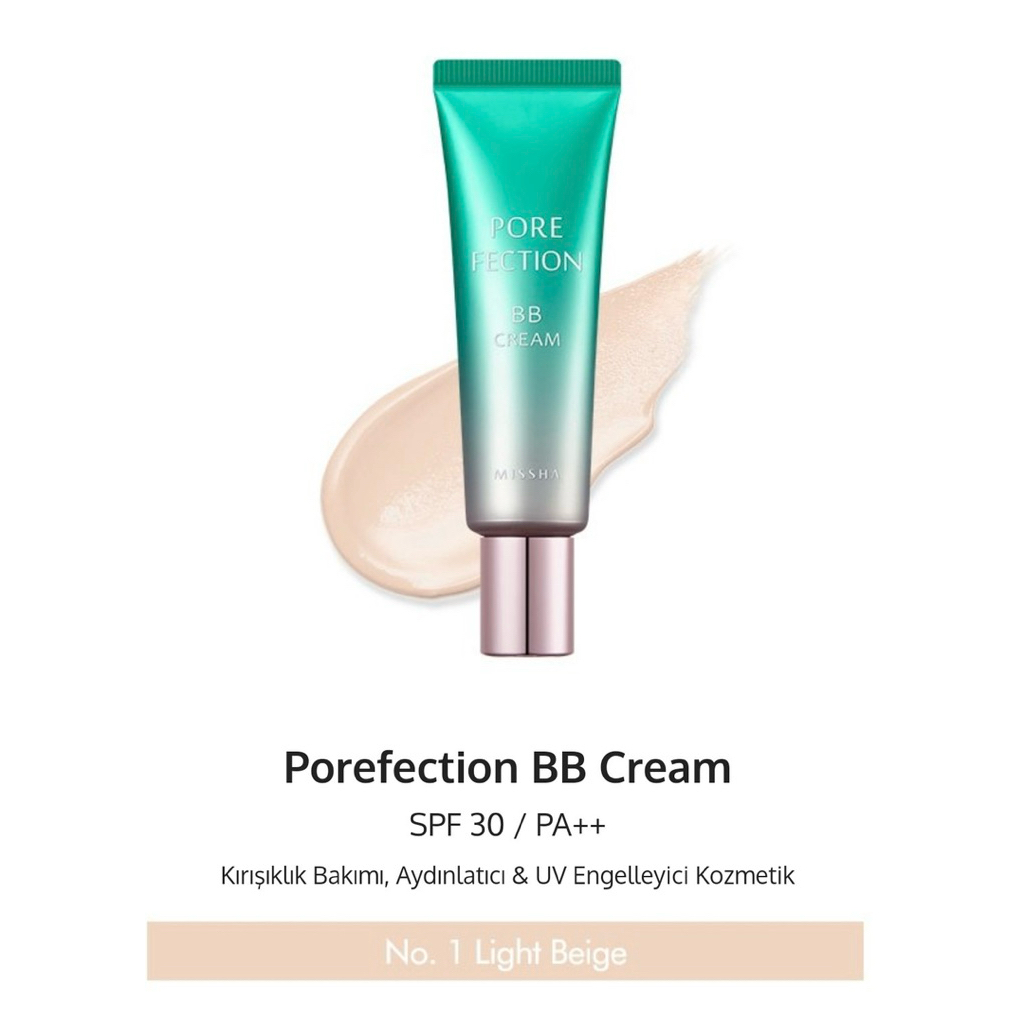(Thanh lý-Lỗi vỏ-Tone sáng 01) nền Bb Cream Missha Pore Fection BB Cream SPF30 PA++