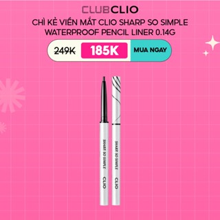 [LIVE] Chì Kẻ Viền Mắt Clio Sharp So Simple Waterproof Pencil Liner 0.14g