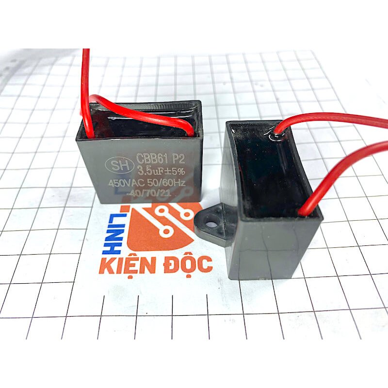 [Combo 3 chiếc] Tụ quạt 5uF 450V CBB61