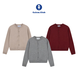 Áo khoác Cardigan Calem Club SIMPLE chất len mịn Premium form unisex nam nữ áo thu đông phong cách hàn quốc