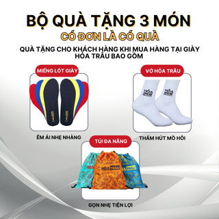 (QUÀ TẶNG KHÔNG BÁN) BỘ QUÀ TẶNG 3 MÓN: Miếng Lót Giày, Túi Đựng Đa Năng, Vớ Hỏa Trâu