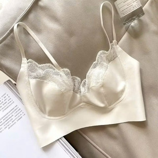  Áo Bra Nữ 2 dây Nâng Ngực - Áo bra nâng vòng một gợi cảm mẫu Bra đúc su viền ren mã 2827 