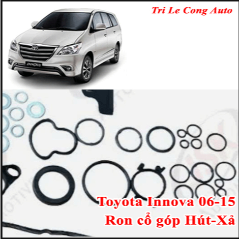 Gioăng thép đầu mặt máy van vvt Toyota Innova 06-15 động cơ 2.0 1TR FE phốt vòng đệm cao su chữ O ro