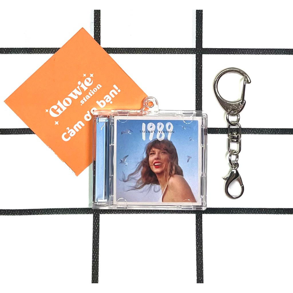 Móc khóa Mini CD Album 1989 (Taylor's Version) - Taylor Swift có NFC quét link nhạc