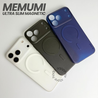 Memumi Slim Case Magnetic - Ốp Lưng Nhám Siêu Mỏng 0.33mm Hỗ Trợ Sạc Không Dây Cho Iphone 17 Pro Max Air 16 15 14 13