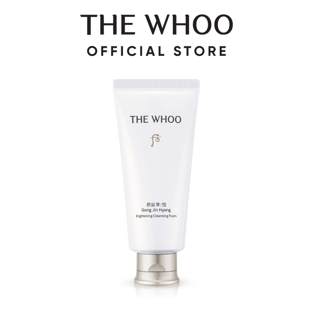 [THE WHOO OFFICIAL] Sữa rửa mặt dưỡng trắng, sạch bụi bẩn dầu nhờn Whoo Gong Jin Hyang Brightening Cleansing Foam 180ml | BigBuy360 - bigbuy360.vn