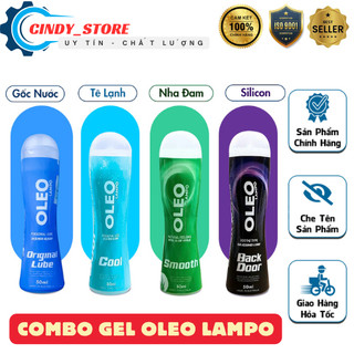 COMBO Gel Bôi Trơn Oleo Lampo – Trải Nghiệm Trọn Vẹn, Cảm Giác Tự Nhiên