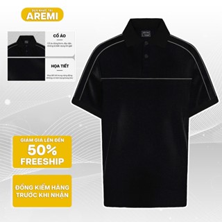  Áo polo nam tay ngắn cổ trụ vải cotton cao cấp AREMI phối viền tinh tế co giản thấm hút tốt APL0033 