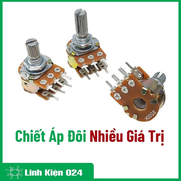 Triết áp đôi ( Núm chỉnh volume Kép )