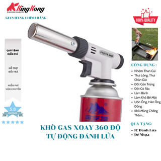 Đèn Khò Gas FUJITA Mini – Xoay 360 Độ, Đánh Lửa Tự Động, Đa Năng Cho Bếp Nướng, Hàn Gò, Tiện Lợi