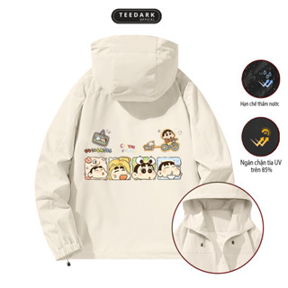  Áo Khoác Gió Nam Nữ Mũ Cao Cấp 2 Lớp By TEEDARK Mã BST09 Labu Think Form Rộng Kiểu Dáng Unisex 