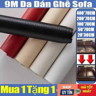【Mua 1 tặng 1】9M Sofa da dán ghế Miếng dán vải da PU cỡ lớn kích thước chữa ghế sofa đồ da tự dính