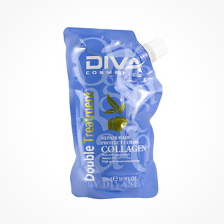 Cặp Dầu Gội DIVA 750ml, Ủ tóc, Tinh Dầu giúp giữ màu tóc, phục hồi, mềm mượt, chống gãy rụng tóc
