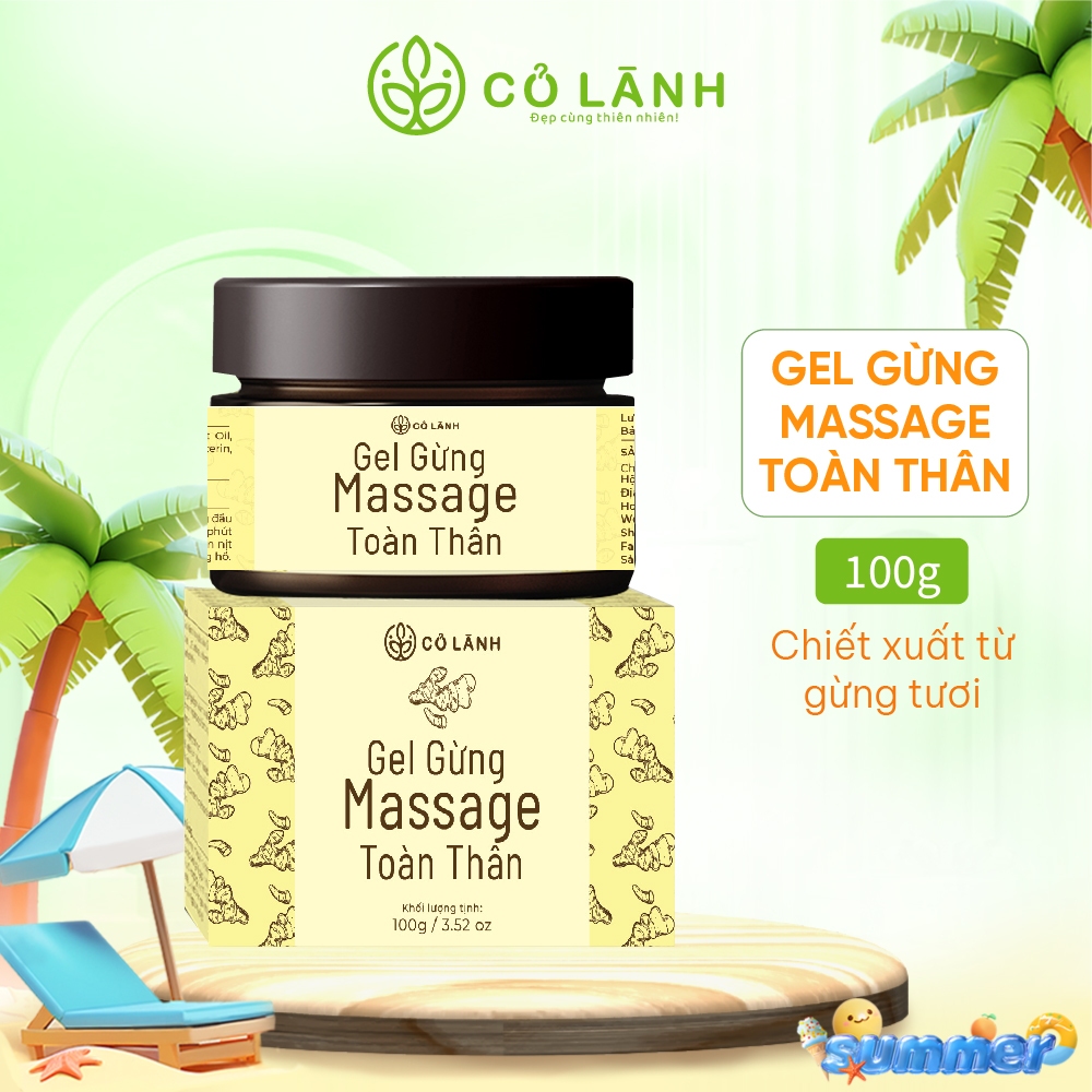 Gel Gừng Tan Mỡ Cỏ Lành 100G Chiết Xuất 100% Từ Tự Nhiên Giúp Săn Chắc Cơ Thể Và Giảm Eo Hiệu Quả