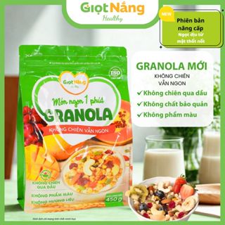 Granola Mới Dinh Dưỡng Sạch Lành từ Nông Sản Giọt Nắng
