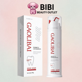 Kem Đánh Răng Nano Bạc Gaolibai Probiotics Trắng Răng, Giảm Ố Vàng, Sạch Thơm Mát 120g