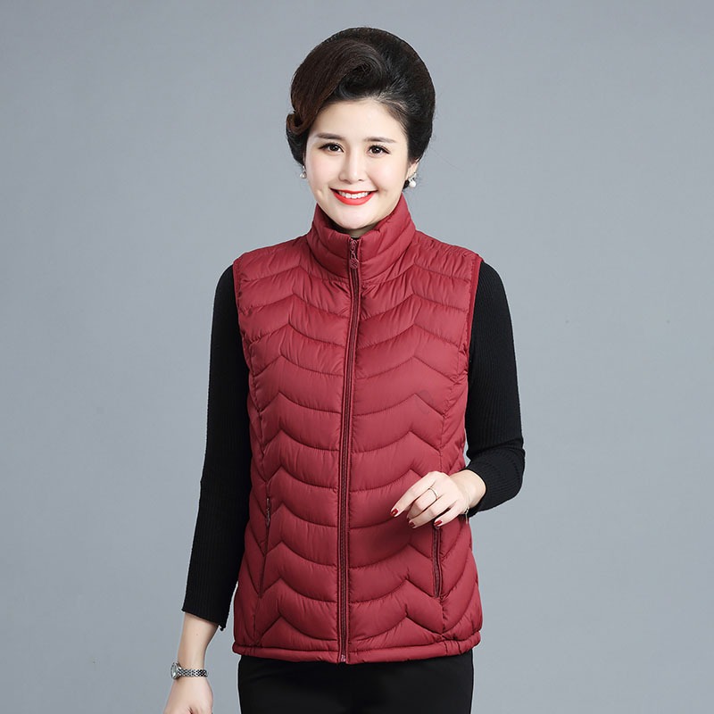 Áo Khoác Phao Ghi Lê Gọn Nhẹ Cho Mẹ AK66 - Hàng Quảng Châu Cao Cấp