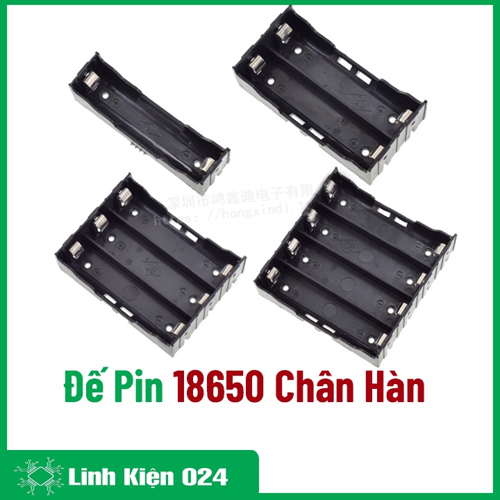 Đế Pin 18650 Có Chân Hàn