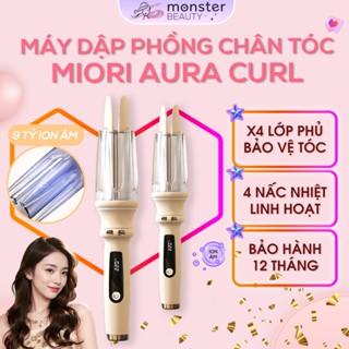 Máy uốn tóc tự động MIORI Aura Curl 32mm 2025 chất liệu gốm sứ - 2 Lớp Phủ Bảo Vệ Tóc - BH 1 NĂM