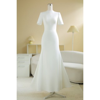  SÒ VINTAGE - LACY Đầm đuôi cá thanh lịch tay ngắn 