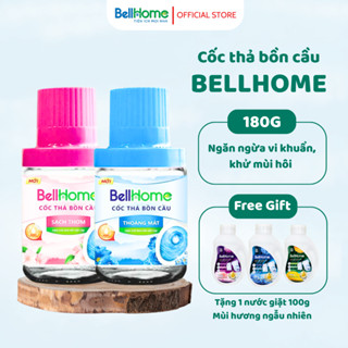 Cốc thả bồn cầu BellHome 200G Khử mùi Diệt khuẩn Vệ sinh tự động Hương sả thơm ngát 90 ngày