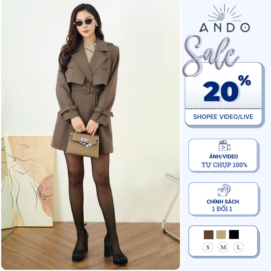   MT001  Áo Măng Tô Dáng Ngắn Vừa Thời Trang Nam Nữ Áo Blazer Ngắn Cao Cấp Ấm Áp Phong Cách Thanh Lịch 