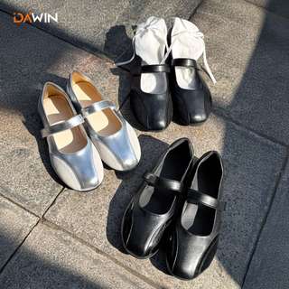  Giày búp bê ballet nữ đế bệt có size 42 trendy DAWIN - Ballerina 