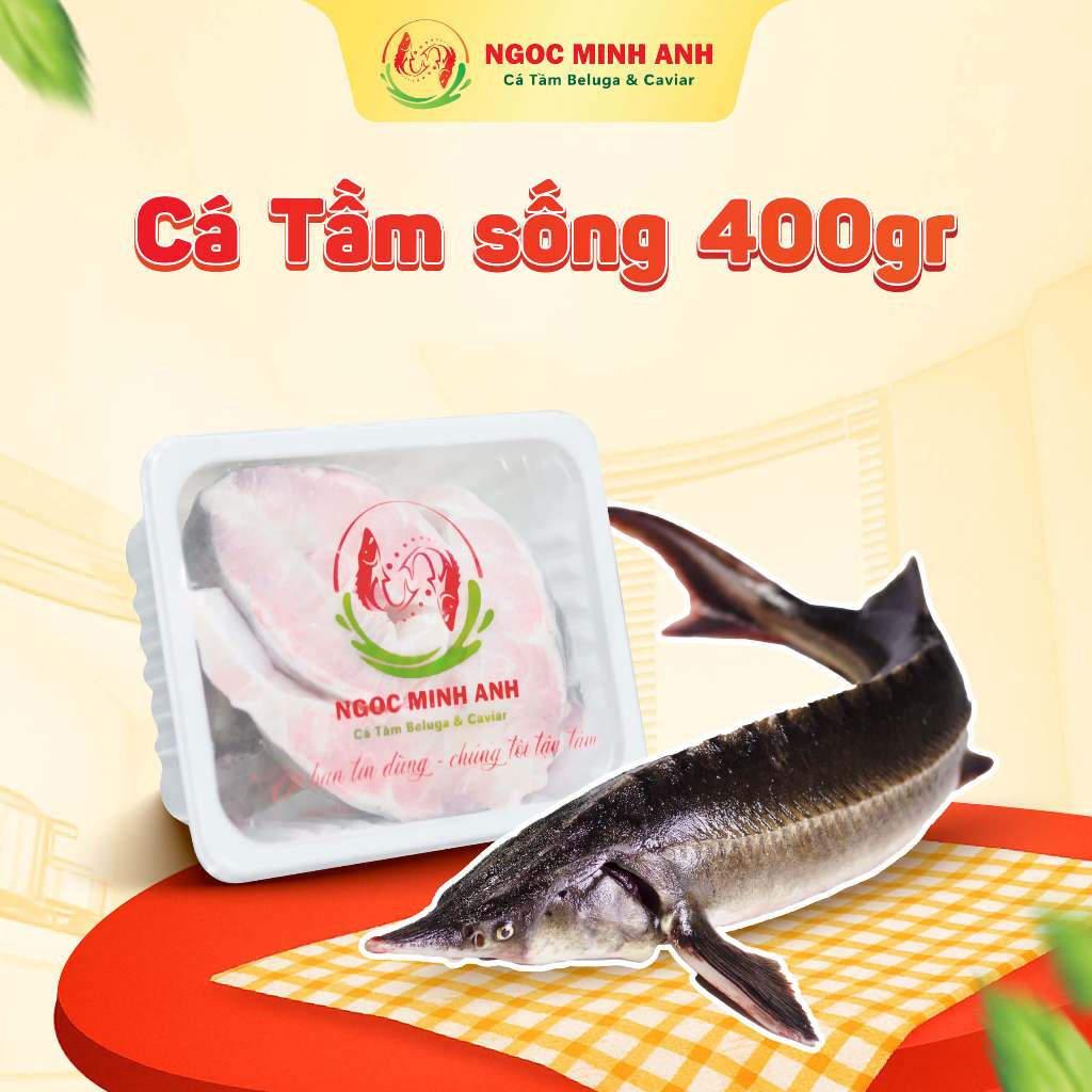 Cá Tầm sống 400gr