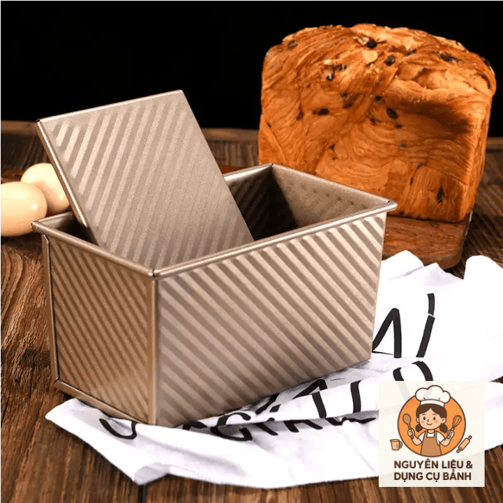Khuôn nướng bánh mì hoa cúc, khuôn làm sandwich bánh gối chống dính, có nắp bằng thép carbon tiện lợi giá rẻ
