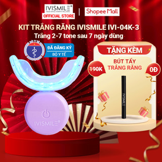 Kit làm trắng răng tại nhà IVISMILE IVI-04K-3 trắng 2-6 tone sau 1 liệu trình
